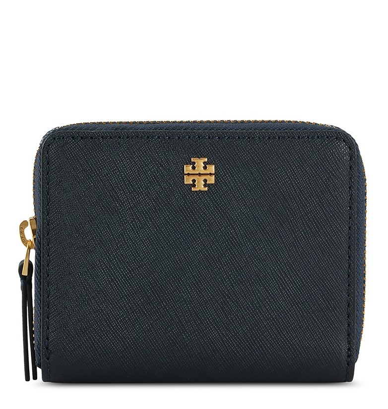 Tory Burch Emerson Medium Wallettory Navy 136098 405 (stb223)