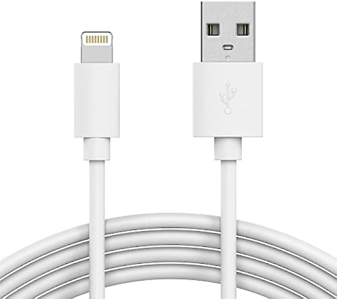 Talk Works Iphone Charger Lightning Cable 10ft Long Heavy Duty Cord Mfi Certified For Apple Iphone 13 12 11 Pro Max Mini Xr Xs Max X 8 7 6 5 Se Ipad Airpods Watch White