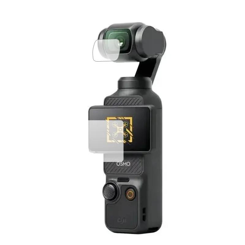 Hard Glass Film Lens LCD Display Screen Protector Full Cover For DJI OSMO Pocket 3 Handheld Gimbal Action Camera Accessories